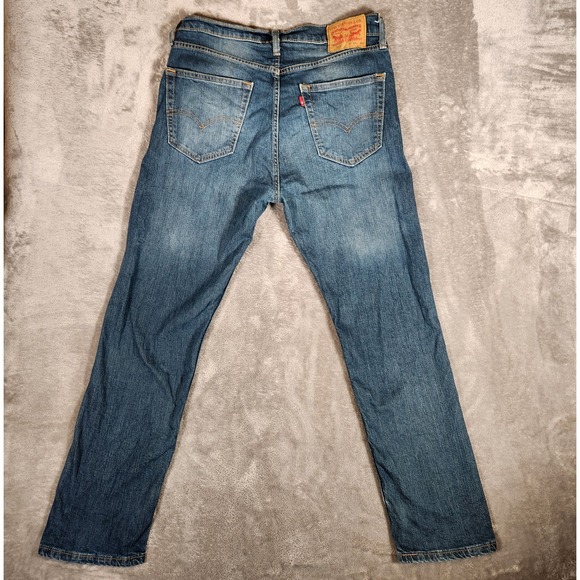 Levi's 505 Jeans Men's 33X30 Blue Straight Regular Fit - Picture 14 of 16